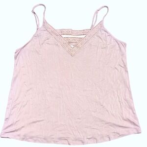 Maurices Tank Top Plus 0 0X Cami Swing Shirt Light Pink NWT NEW